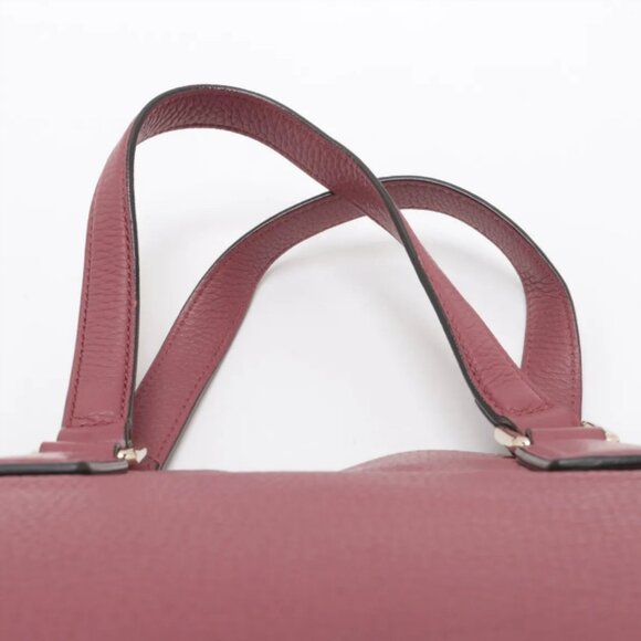 Gucci Bamboo Tassel Leather Two-Way Handbag Pink - Picture 6 of 16